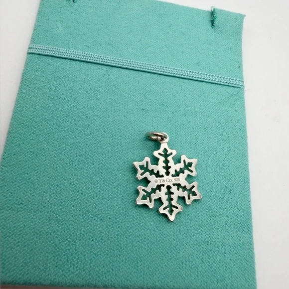 Tiffany & Co. Euc snowflake charm sterling silver - Picture 3 of 4